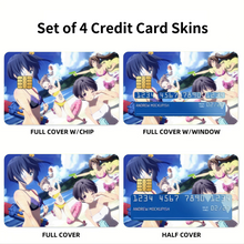 Load image into Gallery viewer, Love, Chunibyo & Other Delusions Rikka Takanashi, Sanae Dekomori, Shinka Nibutani, Kumin Tsuyuri Credit Card Skins (4-in-1 Pack)