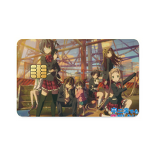 Load image into Gallery viewer, Love, Chunibyo & Other Delusions Rikka Takanashi, Sanae Dekomori, Shinka Nibutani, Kumin Tsuyuri, Kuzuha Togashi Credit Card Skins (4-in-1 Pack)