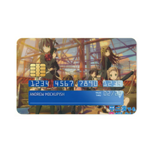 Load image into Gallery viewer, Love, Chunibyo & Other Delusions Rikka Takanashi, Sanae Dekomori, Shinka Nibutani, Kumin Tsuyuri, Kuzuha Togashi Credit Card Skins (4-in-1 Pack)