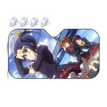 Load image into Gallery viewer, Love, Chunibyo & Other Delusions Rikka Takanashi, Shinka Nibutani, Kumin Tsuyuri Car Sunshade