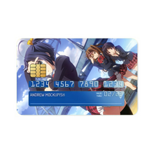 Load image into Gallery viewer, Love, Chunibyo & Other Delusions Rikka Takanashi, Shinka Nibutani, Kumin Tsuyuri Credit Card Skins (4-in-1 Pack)
