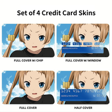 Load image into Gallery viewer, Love, Chunibyo & Other Delusions Sanae Dekomori Credit Card Skins (4-in-1 Pack)