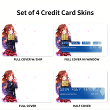 Load image into Gallery viewer, Love, Chunibyo & Other Delusions Shinka Nibutani Credit Card Skins (4-in-1 Pack)