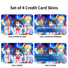 Load image into Gallery viewer, Love Live Group Credit Card Skins (4-in-1 Pack)