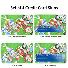 Load image into Gallery viewer, Love Live! Kotori Minami, Umi Sonoda, Honoka Kousaka Credit Card Skins (4-in-1 Pack)