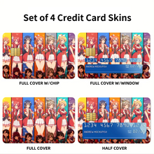 Load image into Gallery viewer, Love Live! Maki Nishikino, Kotori Minami, Umi Sonoda, Honoka Kousaka, Rin Hoshizora Credit Card Skins (4-in-1 Pack)