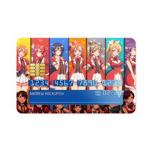 Load image into Gallery viewer, Love Live! Maki Nishikino, Kotori Minami, Umi Sonoda, Honoka Kousaka, Rin Hoshizora Credit Card Skins (4-in-1 Pack)