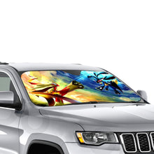 Load image into Gallery viewer, Lucario vs Brasegali Car Sunshade