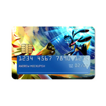 Load image into Gallery viewer, Lucario vs Brasegali Credit Card Skins (4-in-1 Pack)