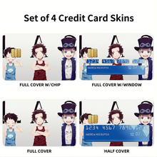 Load image into Gallery viewer, Luffy,Ace and Sabo Credit Card Skins (4-in-1 Pack)