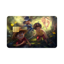 Load image into Gallery viewer, Luffy, Ace and Sabo Credit Card Skins (4-in-1 Pack)