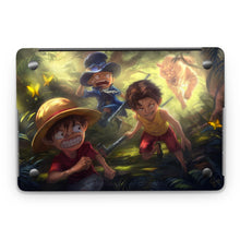 Load image into Gallery viewer, Luffy, Ace and Sabo  Macbook Skin