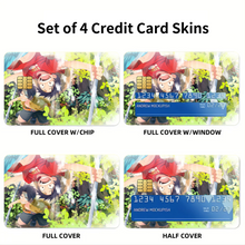 Load image into Gallery viewer, Luffy and Ace Credit Card Skins (4-in-1 Pack)