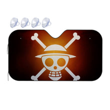 Load image into Gallery viewer, Luffy Jolly Roger Car Sunshade