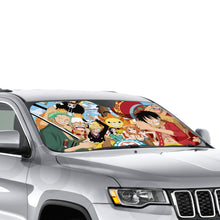 Load image into Gallery viewer, Luffy's crew  Car Sunshade