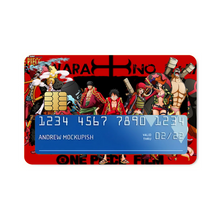 Load image into Gallery viewer, Luffy's crew Credit Card Skins (4-in-1 Pack)