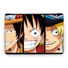 Load image into Gallery viewer, Luffy, Sabo, Ace Macbook Skin