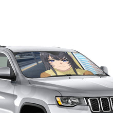 Load image into Gallery viewer, Mai Sakurajima Car Sunshade