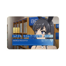 Load image into Gallery viewer, Mai Sakurajima Credit Card Skins (4-in-1 Pack)