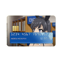 Load image into Gallery viewer, Mai Sakurajima Credit Card Skins (4-in-1 Pack)