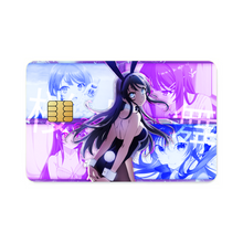 Load image into Gallery viewer, Mai Sakurajima - Seishun Buta Yarou wa Bunny Girl Senpai no Yume wo Minai Credit Card Skins (4-in-1 Pack)