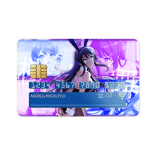 Load image into Gallery viewer, Mai Sakurajima - Seishun Buta Yarou wa Bunny Girl Senpai no Yume wo Minai Credit Card Skins (4-in-1 Pack)