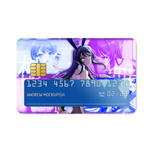 Load image into Gallery viewer, Mai Sakurajima - Seishun Buta Yarou wa Bunny Girl Senpai no Yume wo Minai Credit Card Skins (4-in-1 Pack)