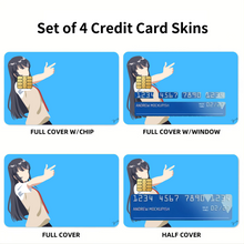 Load image into Gallery viewer, Mai - San Credit Card Skins (4-in-1 Pack)
