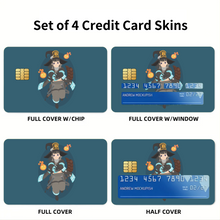 Load image into Gallery viewer, Maki Oze - Fire Force Credit Card Skins (4-in-1 Pack)