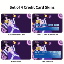 Load image into Gallery viewer, Maki Oze from Fire Force Minimalistfor Dekstop Credit Card Skins (4-in-1 Pack)