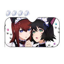 Load image into Gallery viewer, Makise and Mayuri Cosplay Car Sunshade
