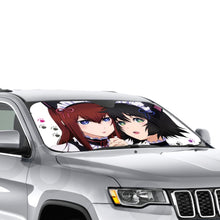 Load image into Gallery viewer, Makise and Mayuri Cosplay Car Sunshade