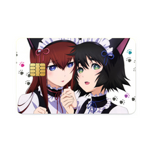 Load image into Gallery viewer, Makise and Mayuri Cosplay Credit Card Skins (4-in-1 Pack)