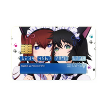 Load image into Gallery viewer, Makise and Mayuri Cosplay Credit Card Skins (4-in-1 Pack)