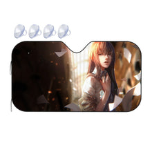 Load image into Gallery viewer, Makise Kurisu Car Sunshade