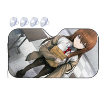 Load image into Gallery viewer, Makise Kurisu Car Sunshade
