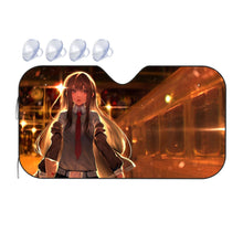 Load image into Gallery viewer, Makise Kurisu Car Sunshade