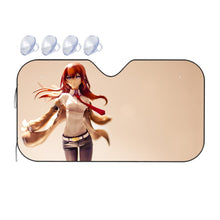 Load image into Gallery viewer, Makise Kurisu Car Sunshade
