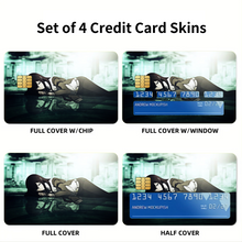 Load image into Gallery viewer, Makise Kurisu Credit Card Skins (4-in-1 Pack)