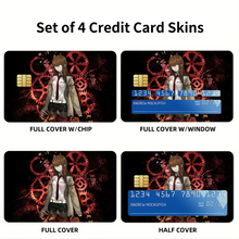 Load image into Gallery viewer, Makise Kurisu Credit Card Skins (4-in-1 Pack)