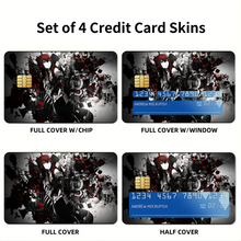 Load image into Gallery viewer, Makise Kurisu Credit Card Skins (4-in-1 Pack)