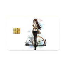 Load image into Gallery viewer, Makise Kurisu Credit Card Skins (4-in-1 Pack)