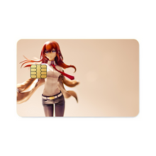 Load image into Gallery viewer, Makise Kurisu Credit Card Skins (4-in-1 Pack)