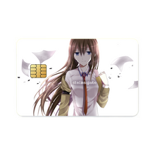 Load image into Gallery viewer, Makise Kurisu Credit Card Skins (4-in-1 Pack)