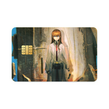 Load image into Gallery viewer, Makise Kurisu Credit Card Skins (4-in-1 Pack)