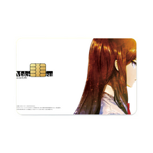 Load image into Gallery viewer, Makise Kurisu Credit Card Skins (4-in-1 Pack)
