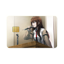 Load image into Gallery viewer, Makise Kurisu Credit Card Skins (4-in-1 Pack)
