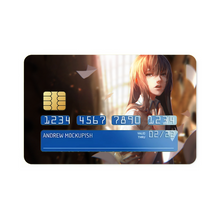 Load image into Gallery viewer, Makise Kurisu Credit Card Skins (4-in-1 Pack)