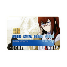 Load image into Gallery viewer, Makise Kurisu Credit Card Skins (4-in-1 Pack)