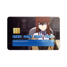 Load image into Gallery viewer, Makise Kurisu Credit Card Skins (4-in-1 Pack)